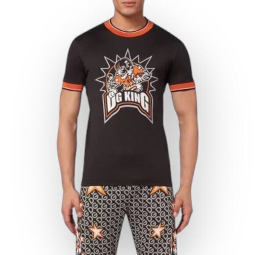 Dolce & Gabbana DG King Cotton T-Shirt - Picture 1 of 6